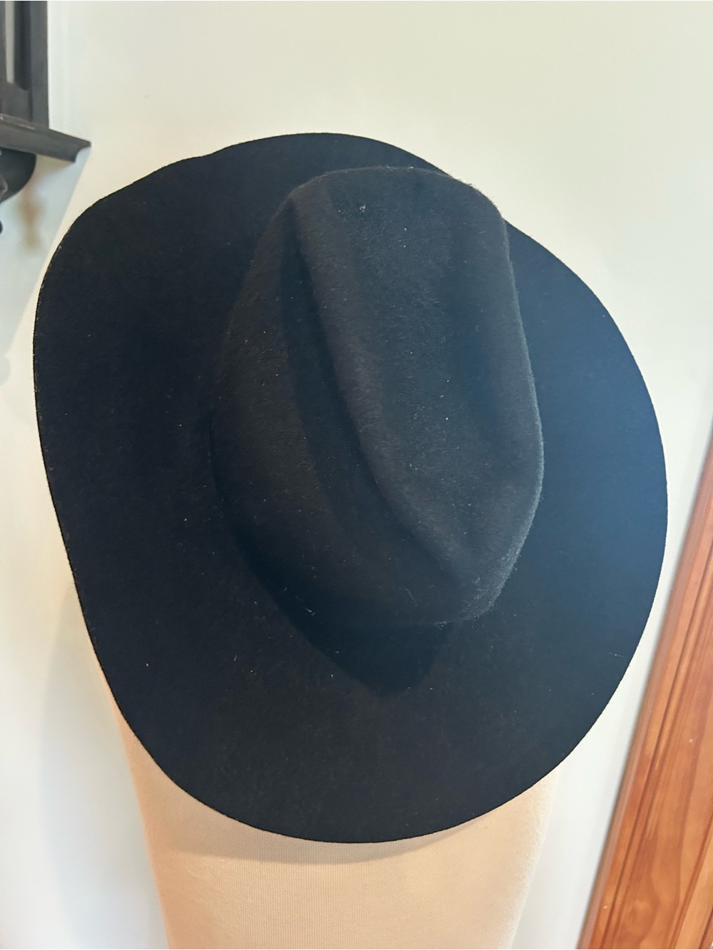 Women's Black WoolCowboy Hat